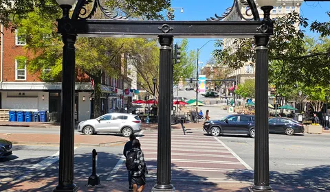 The Arch at the University of Georgia entrance in downtown Athens, GA